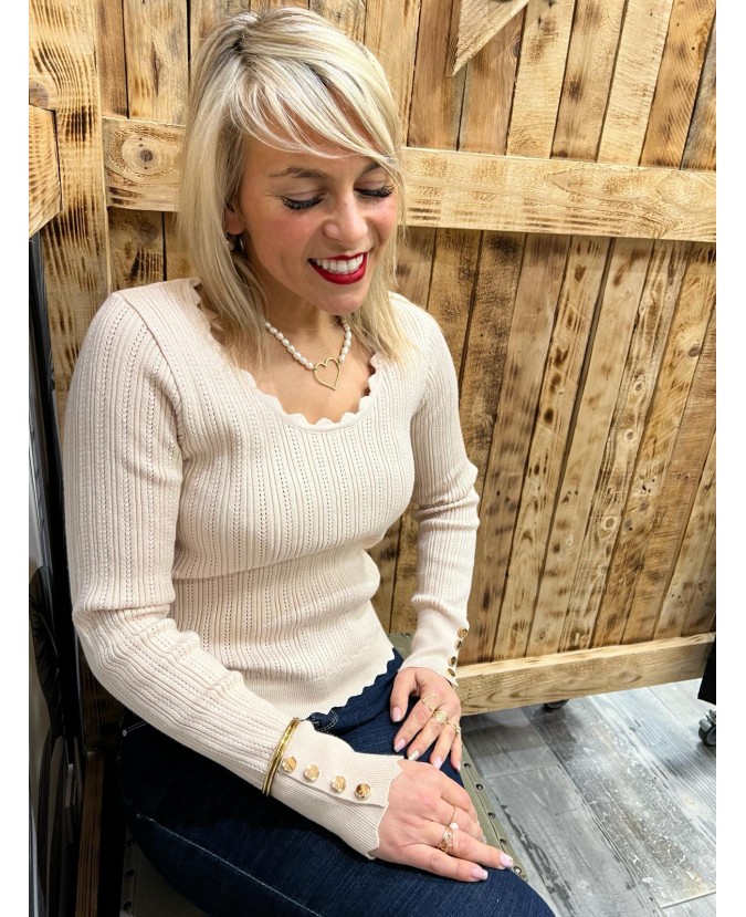 PULL AMÉLIE - BEIGE