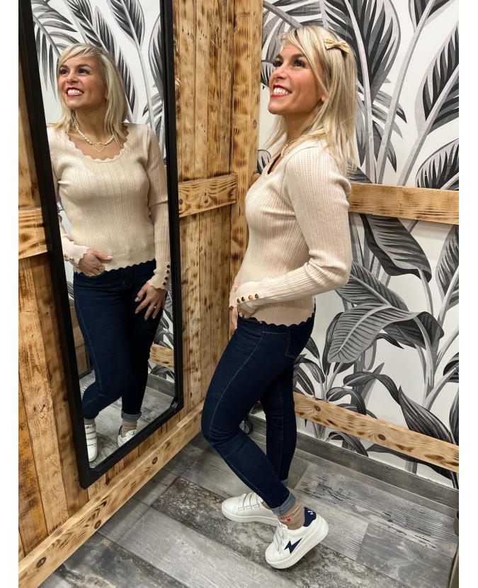 PULL AMÉLIE - BEIGE