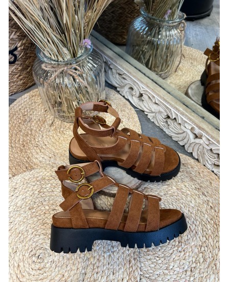 SANDALES IDISS - CAMEL