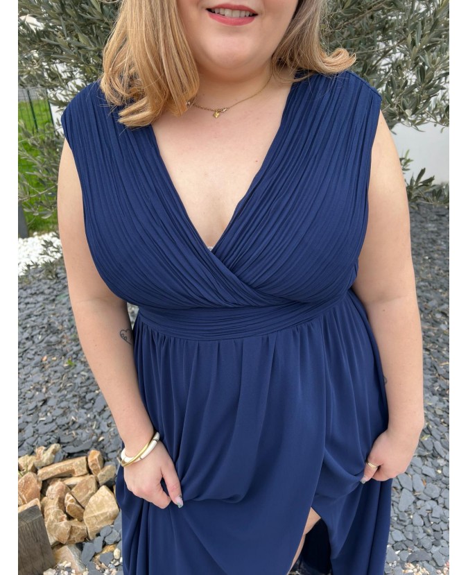 ROBE ADONIE PULPEUSE - MARINE