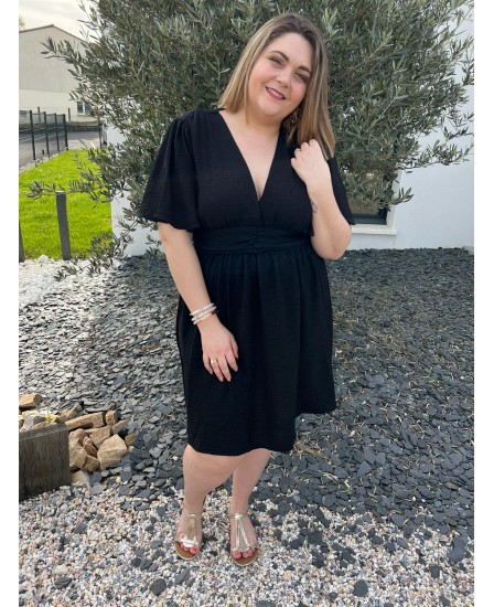 ROBE MARLENE PULPEUSE - NOIR