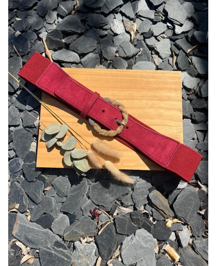 CEINTURE TINA - BORDEAUX