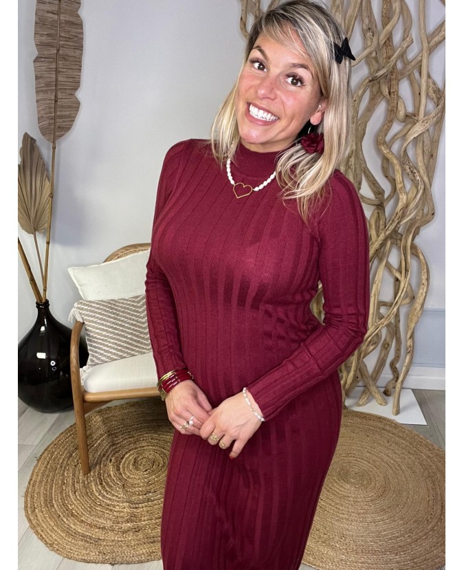 ROBE MARYLIN BORDEAUX Un Rayon de Soleil