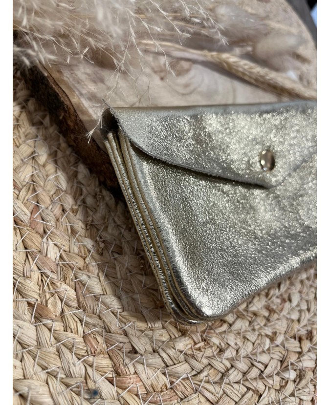 PORTE MONNAIE LIZ - DORÉ