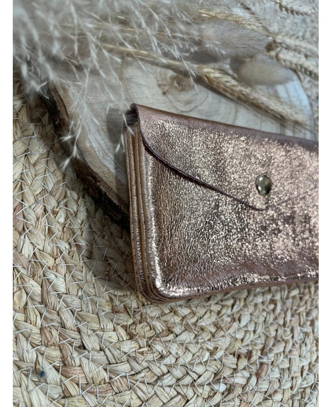 PORTE MONNAIE LIZ - ROSE