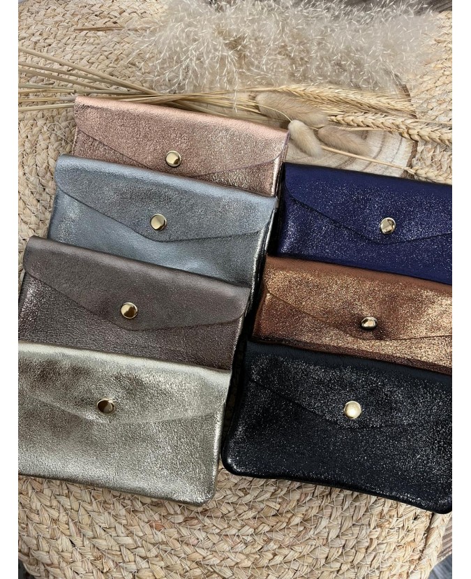 PORTE MONNAIE LIZ - ROSE