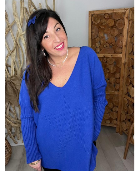 PULL VICENTE - BLEU