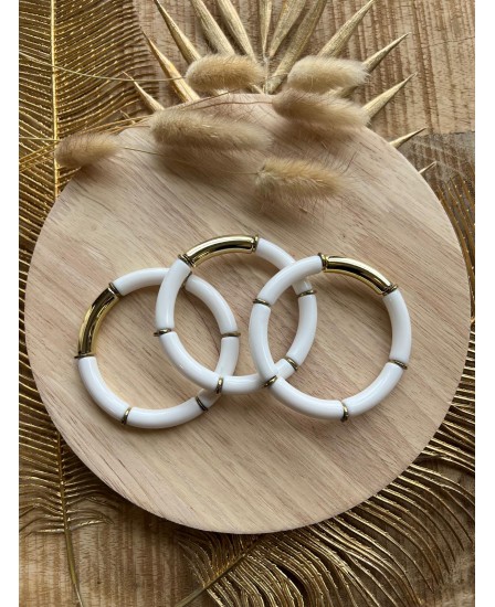 BRACELET WAFA - BLANC