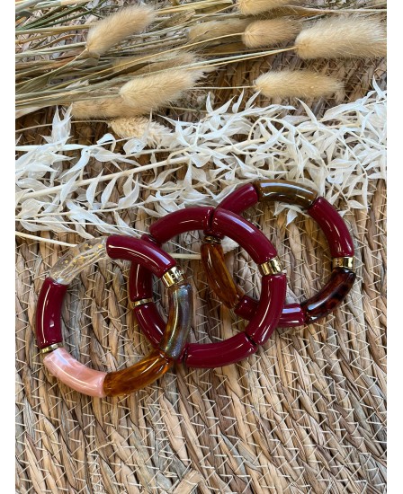 BRACELETS TRIO - BORDEAUX
