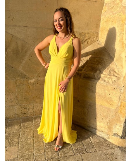 ROBE LAURY - JAUNE
