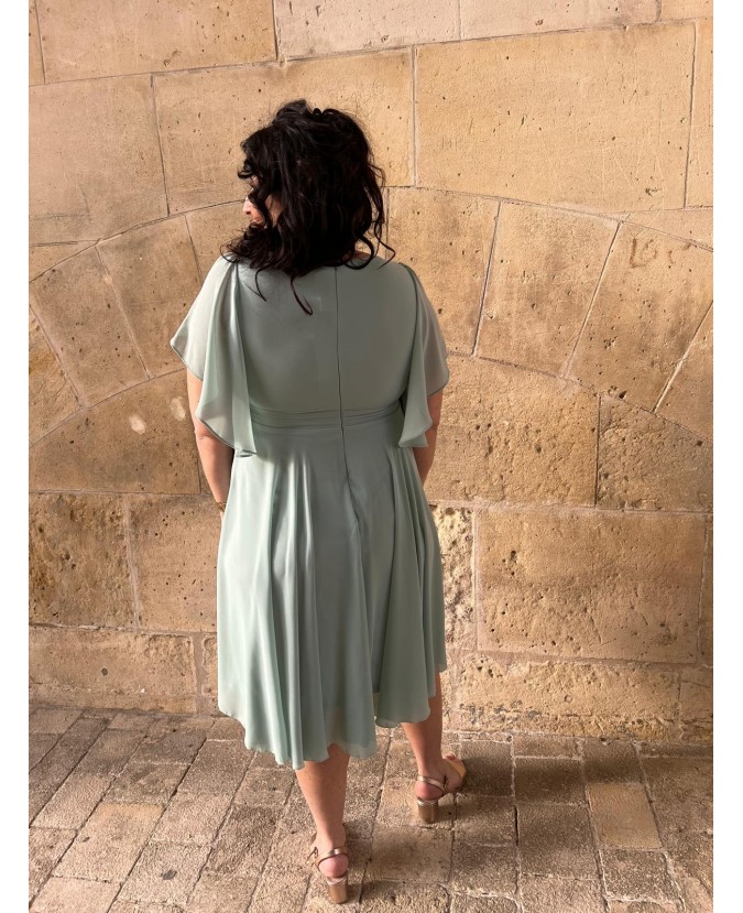 ROBE KAYLINE- VERT SAUGE