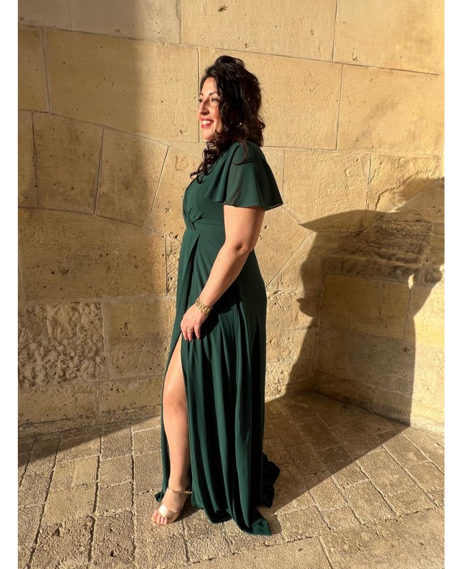 ROBE ANNAÏG PULPEUSE-VERT