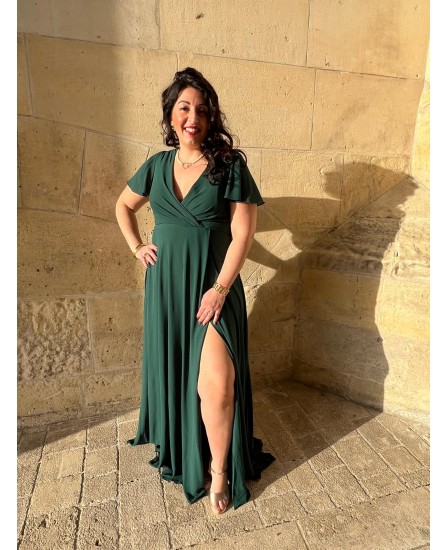 ROBE ANNAÏG PULPEUSE-VERT