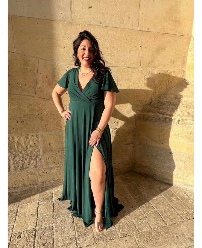 ROBE ANNAÏG PULPEUSE-VERT