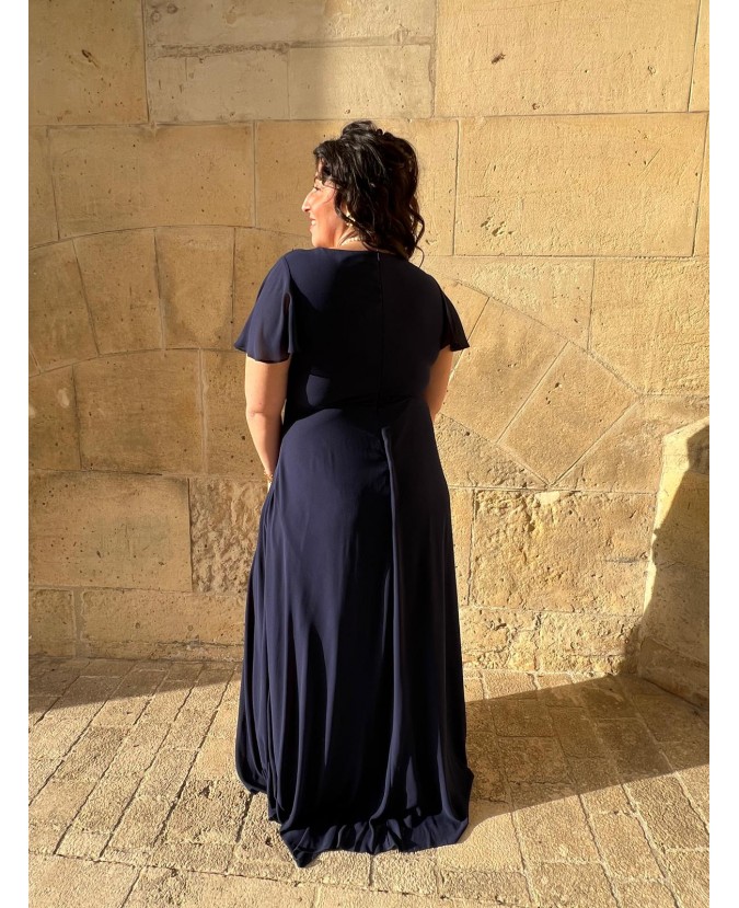 ROBE ANNAÏG PULPEUSE-MARINE
