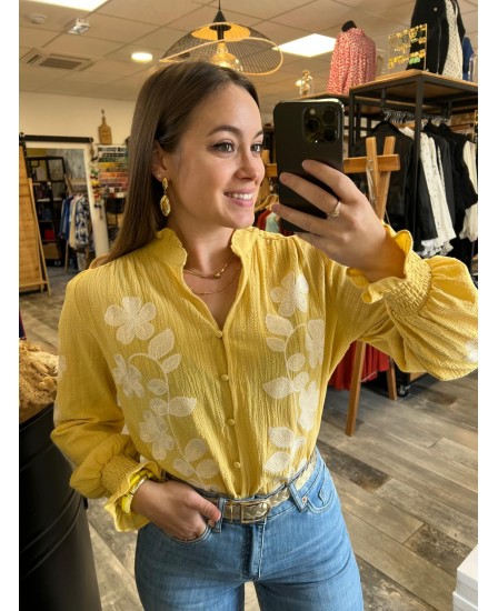 BLOUSE SHAIA - JAUNE