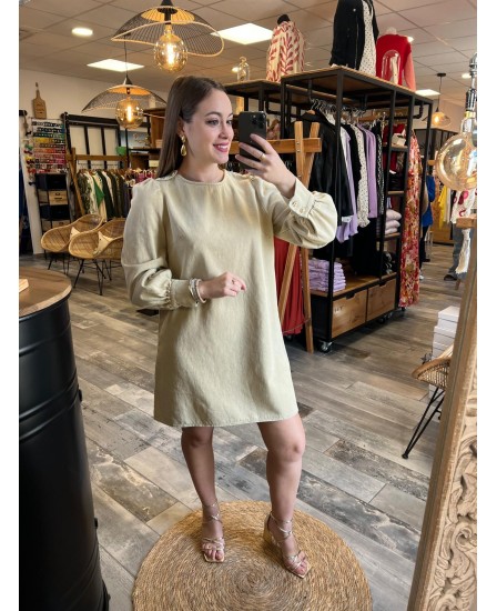 ROBE MATHILDE - BEIGE