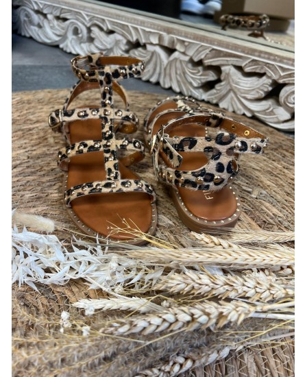SANDALES FORTUNA - LEOPARD