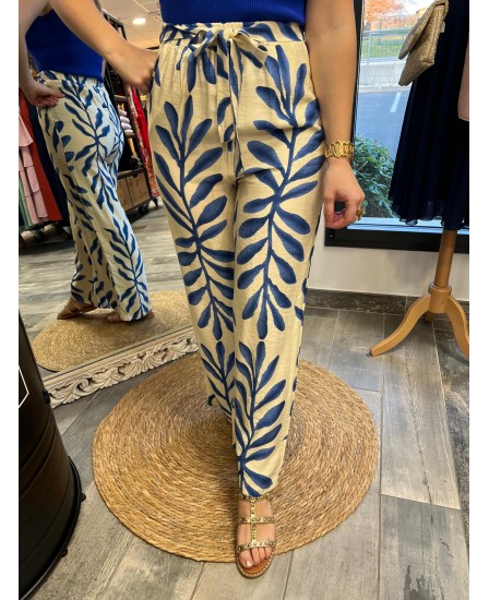 PANTALON NARIMANE - BLEU
