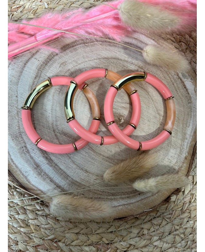 BRACELET WAFA - SAUMON