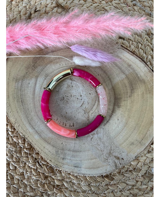 BRACELET WAFA - FRAMBOISE