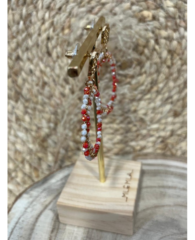 BOUCLES D'OREILLES VÉRO - ORANGE