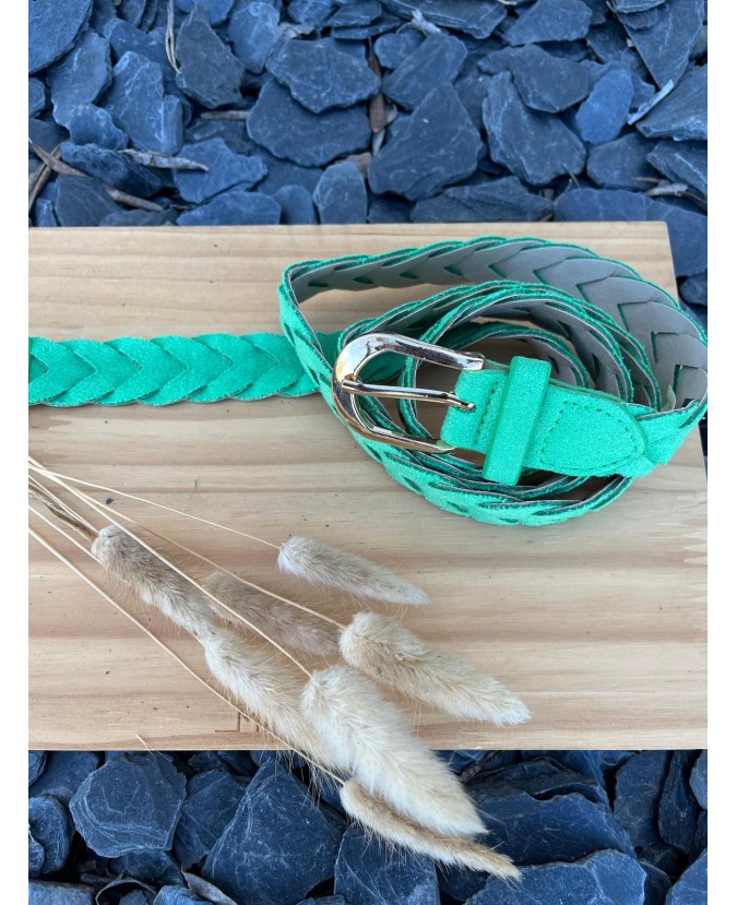 CEINTURE SABRINA - VERT POMME