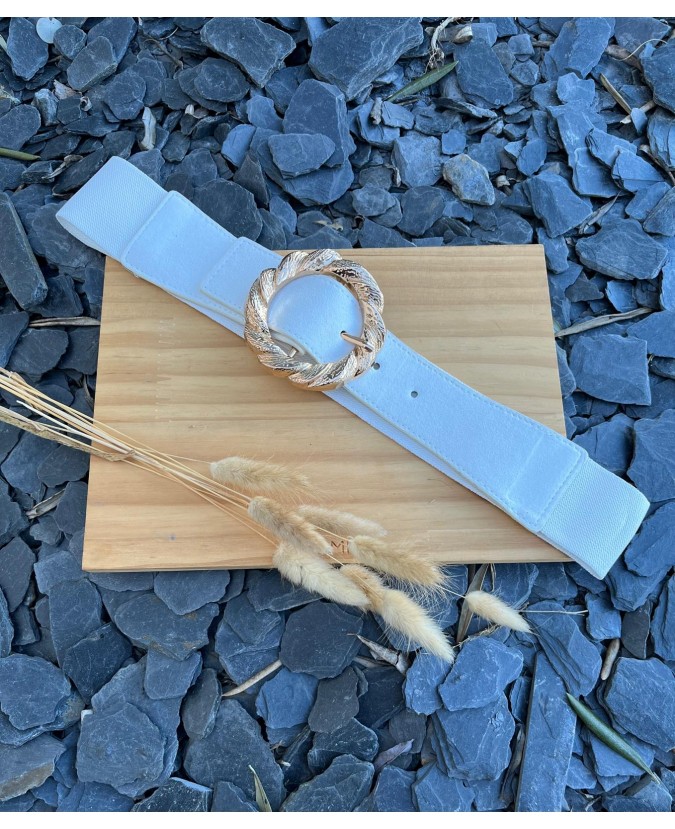 CEINTURE LIDA - BLANC