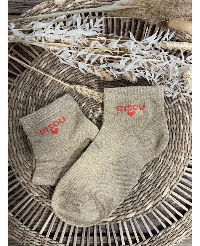 CHAUSSETTES BISOU - BEIGE