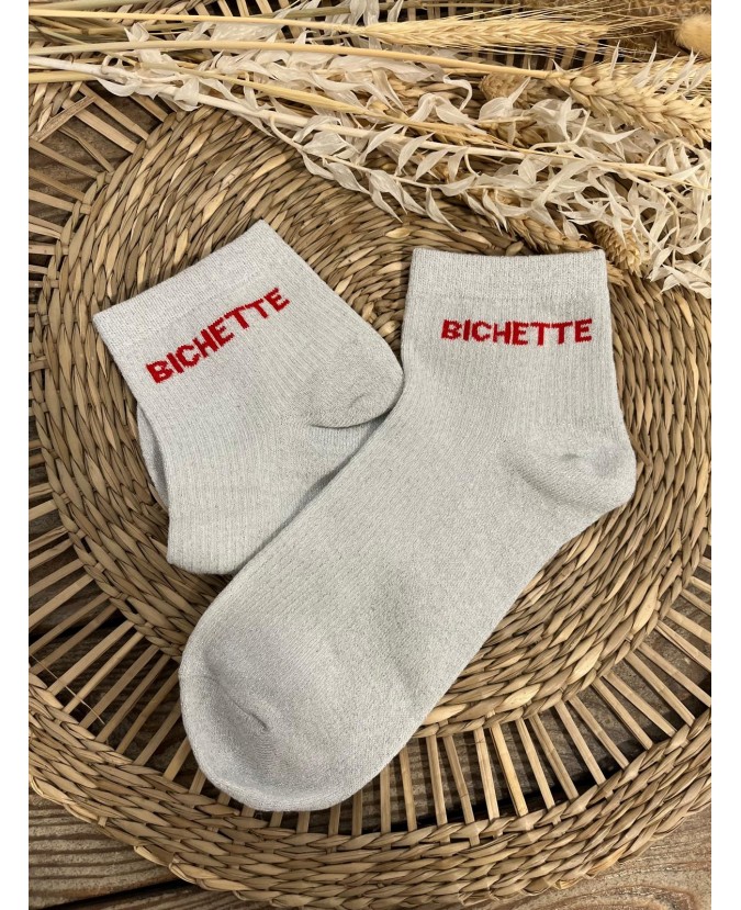 CHAUSSETTES BICHETTE - GRIS