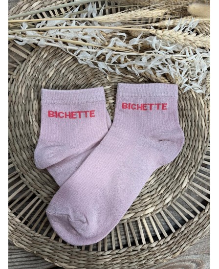 CHAUSSETTES BICHETTE - ROSE
