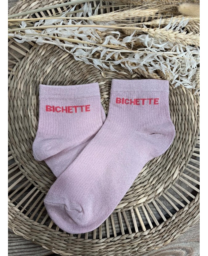 CHAUSSETTES BICHETTE - ROSE