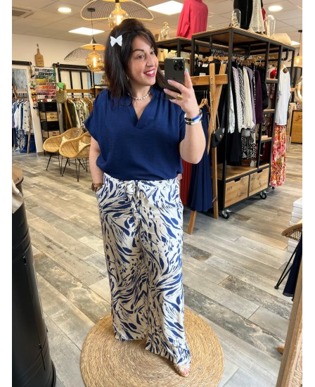 PANTALON ANTOINE-BLEU