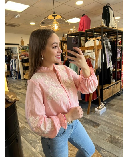 BLOUSE NAÏLA - ROSE