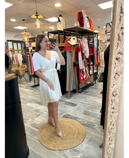 ROBE DANIELA - BLANC