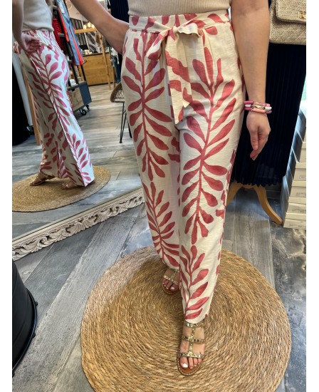 PANTALON NARIMANE - ROSE