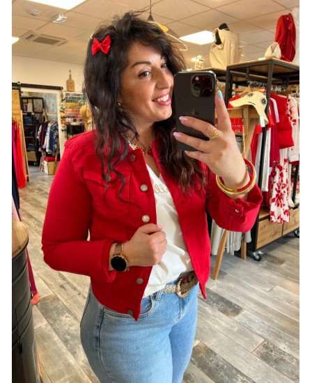 VESTE BERYL ROUGE - PULP