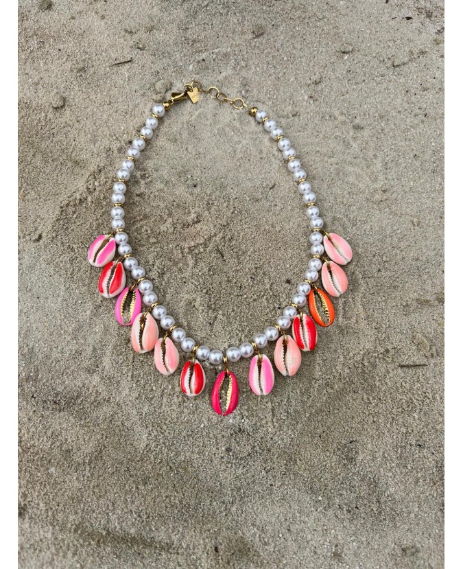 COLLIER MYKONOS - FUSHIA