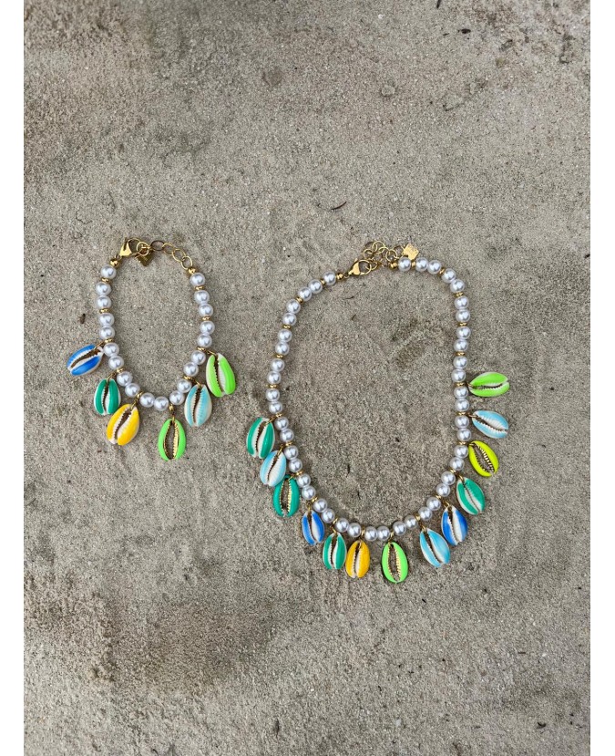 COLLIER MYKONOS - BLEU