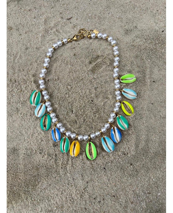 COLLIER MYKONOS - BLEU