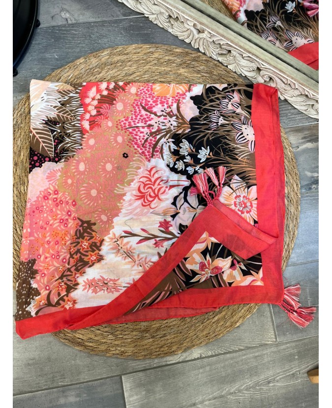 FOULARD RAHIM - ROUGE