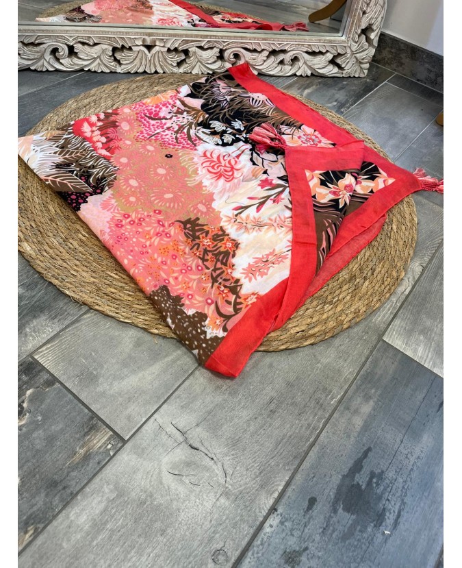FOULARD RAHIM - ROUGE