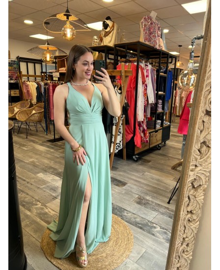 ROBE LAURY - VERT SAUGE