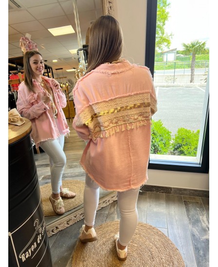 VESTE ANAS - ROSE