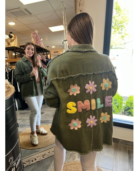 VESTE NIELS - KAKI/PASTEL