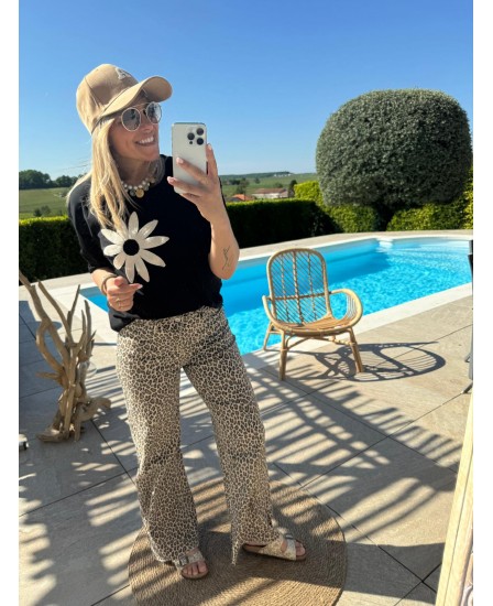 PANTALON CAMILLIA - LEOPARD