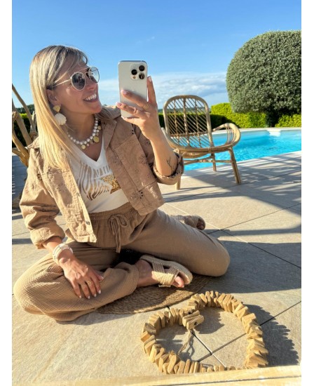 VESTE ANATOLE - TAUPE