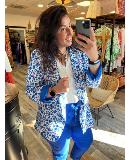 BLAZER LYS PULP - BLEU FONCÉ