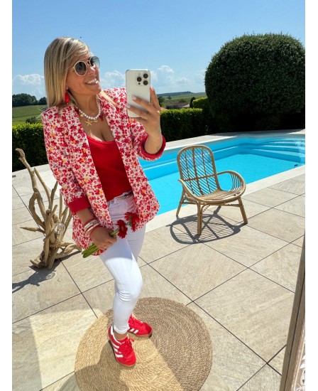BLAZER LYS - ROUGE