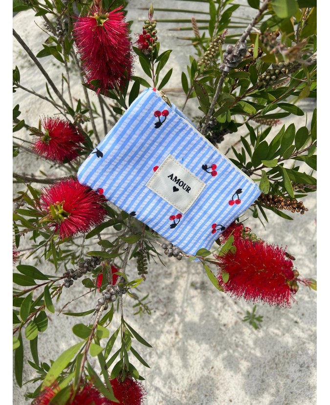 POCHETTE AMOUR CERISE